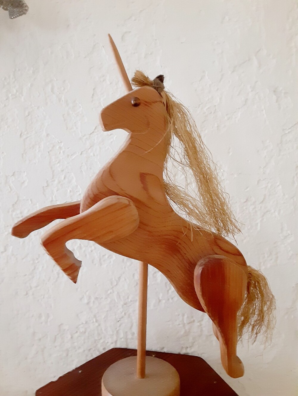 Wooden Unicorn Horse Musical Lara's Theme